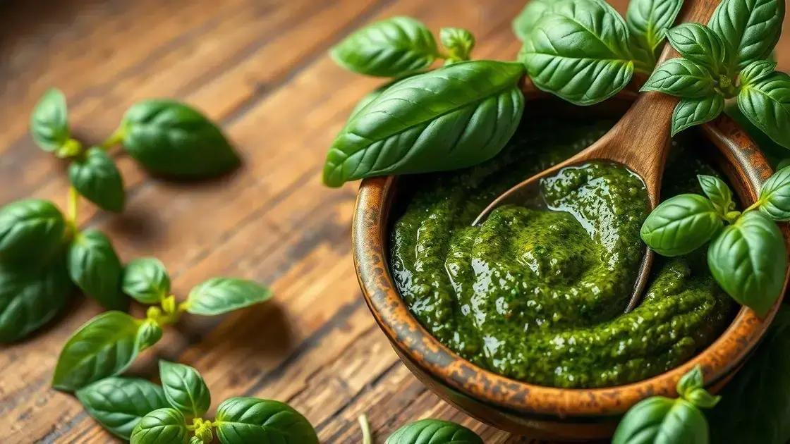 Como evitar que o pesto caseiro fique preto: dicas infalíveis