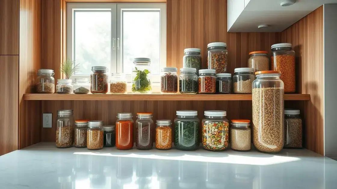 Como potes herméticos transformam sua cozinha e evitam desperdício