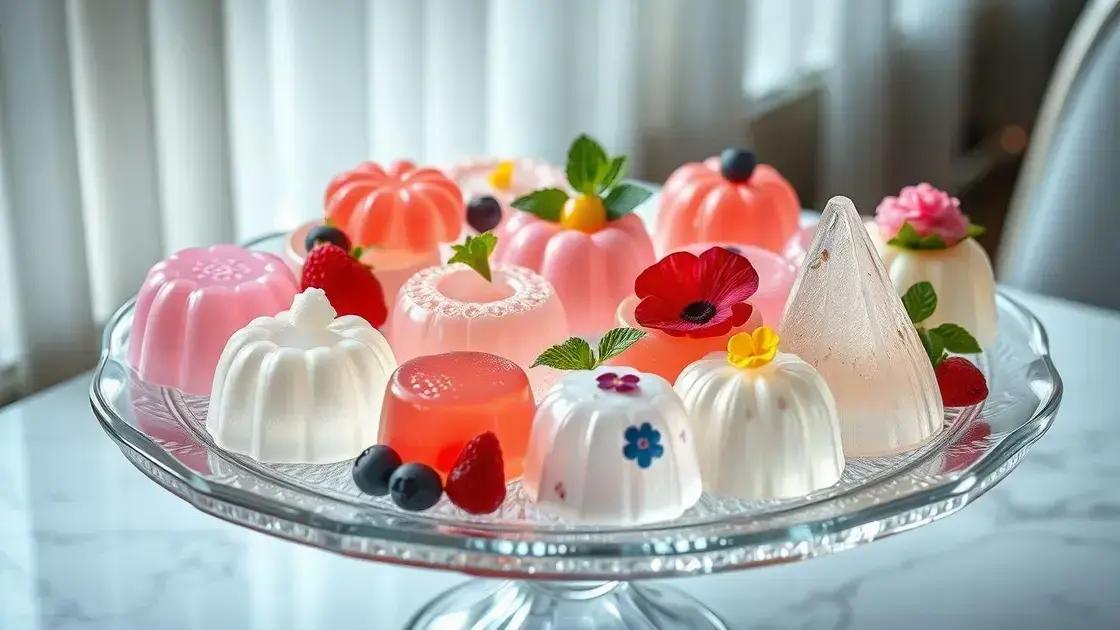 Descubra a versatilidade da gelatina incolor na sua cozinha