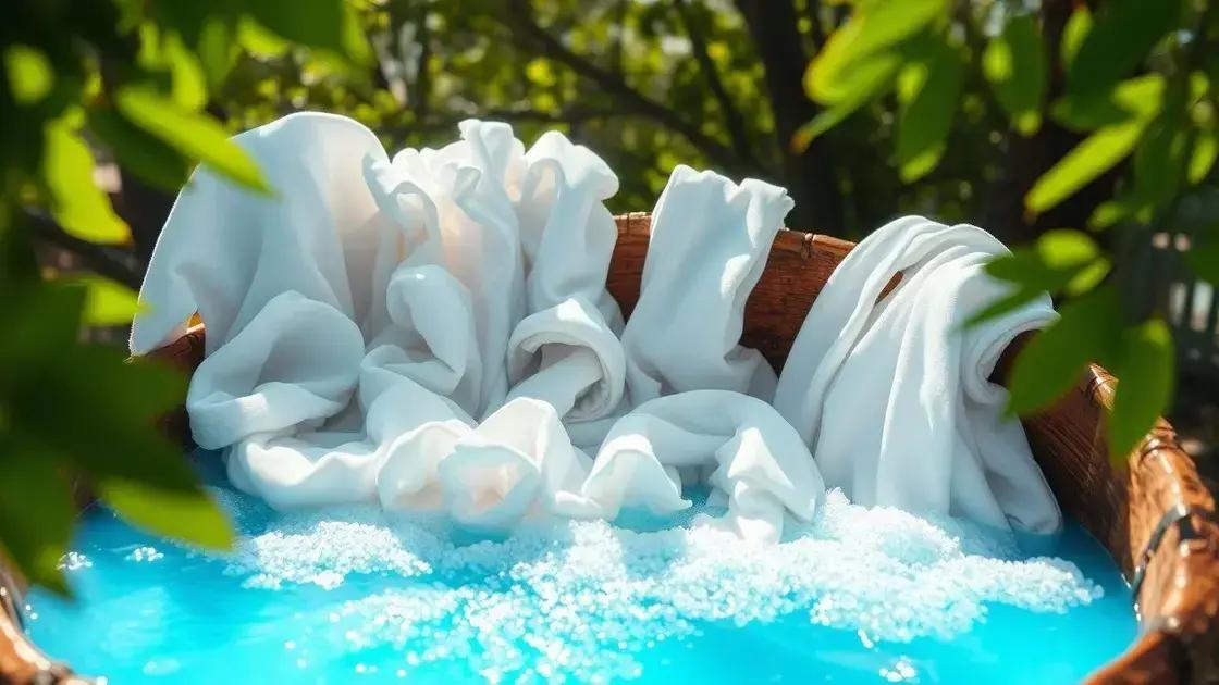 Descubra como usar sabão em pó para manter as roupas brancas incríveis