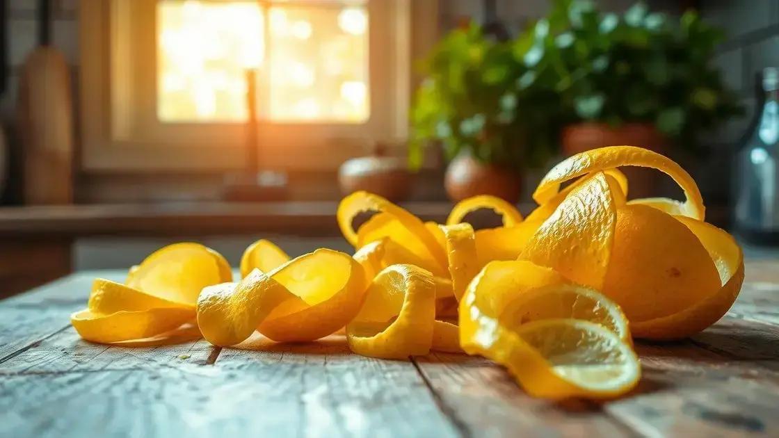 Descubra os segredos da casca de limão e seus benefícios nutricionais