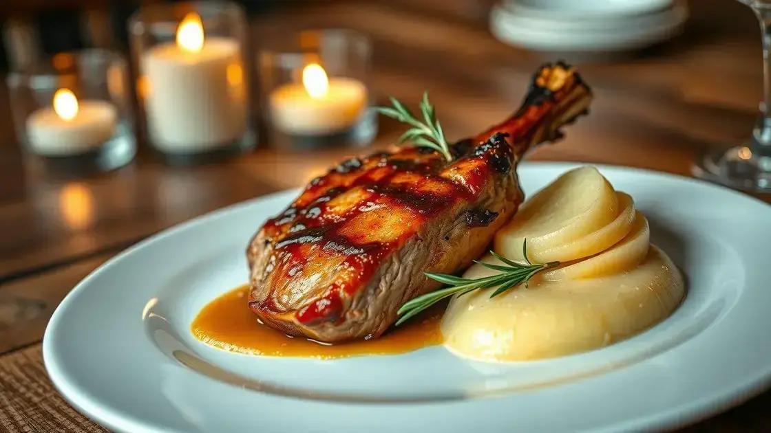 Purê de maçã: o acompanhamento perfeito para carne de porco