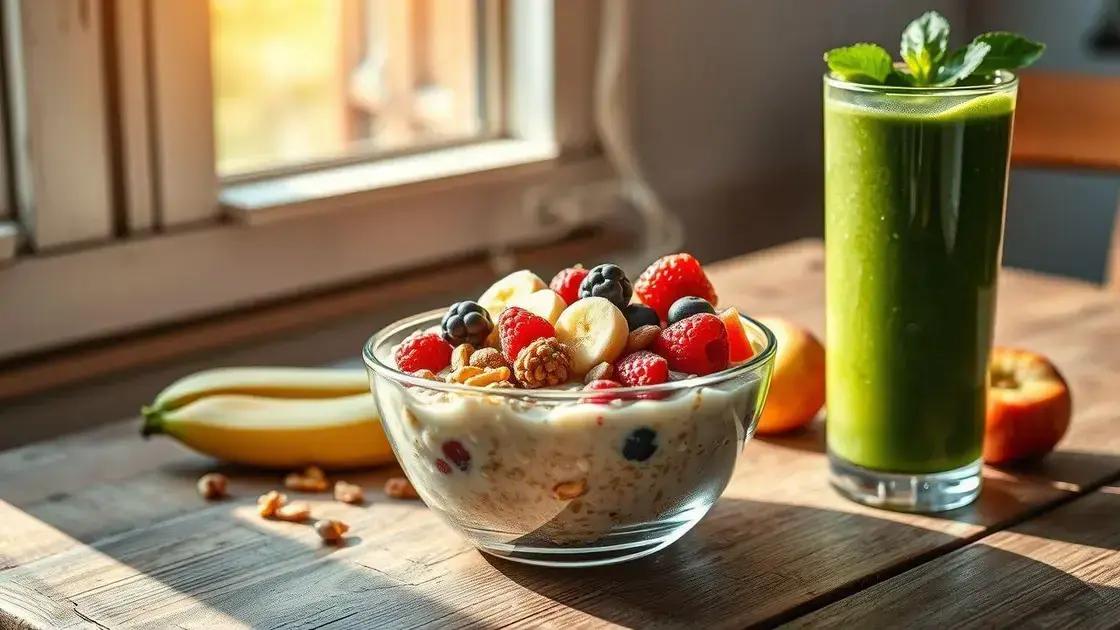 Start Your Day Right: 7 Receitas Matinais de Baixo IG