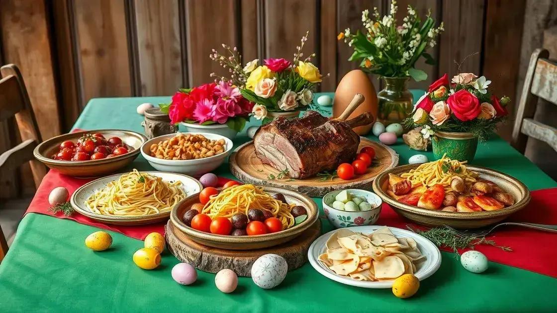 10 pratos italianos para um almoço de Páscoa delicioso e descontraído