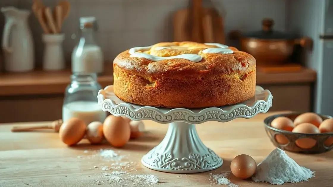 Como fazer um bolo de leite cremoso e fácil