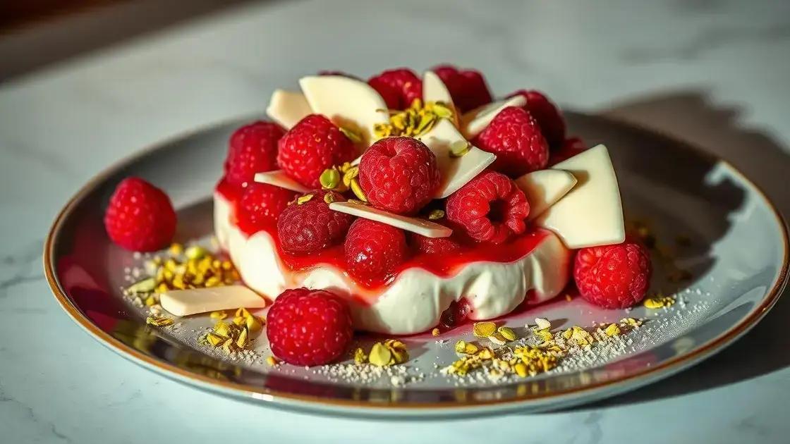 Descubra como fazer Franui de framboesa com chocolate e pistache