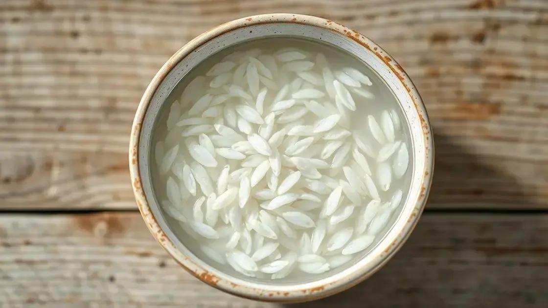 Descubra os Benefícios Surpreendentes da Água do Arroz para sua Pele e Cabelo