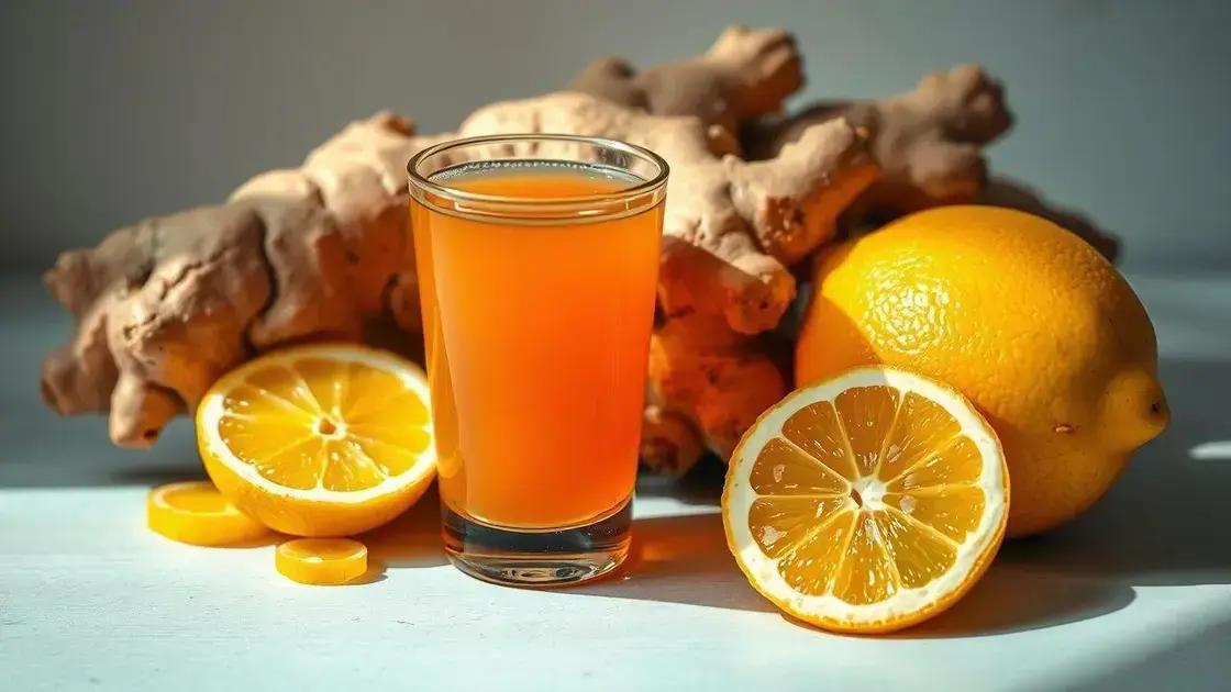 Ginger shot: a poderosa receita natural para imunidade e energia