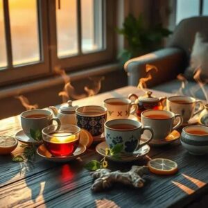 Roteiro de chás funcionais: Hidrate e equilibre seu corpo naturalmente!